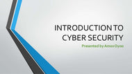 Intro to Cyber